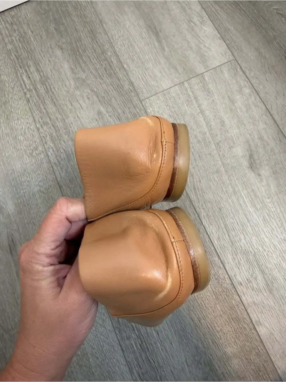 Stuart Weitzman - Wylie leather loafers brown tan size 9
